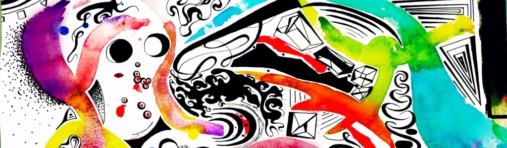 Physique abstraite – Acrylique et&nbsp;aquarelle