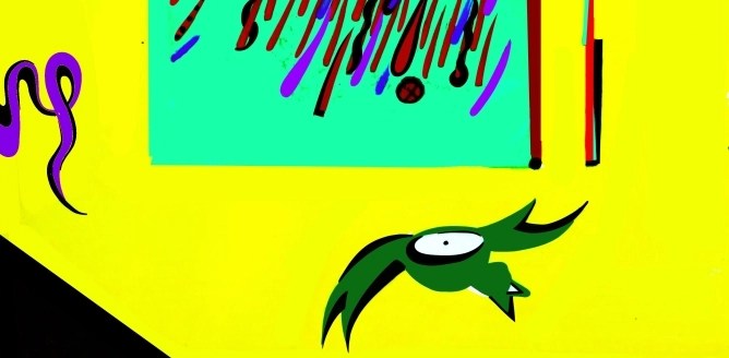 Eté fauve –&nbsp;acrylique