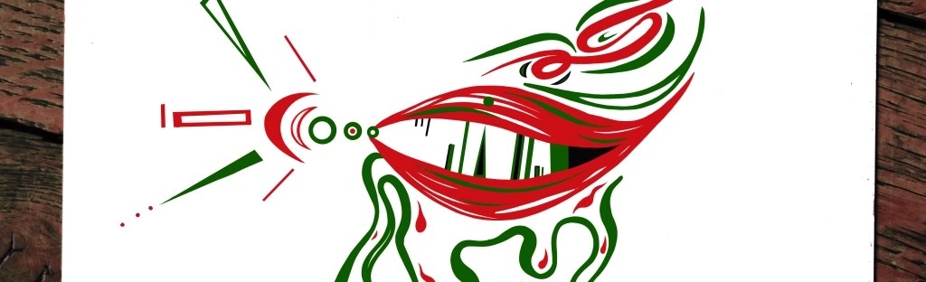 L&rsquo;œil vengeur –&nbsp;acrylique