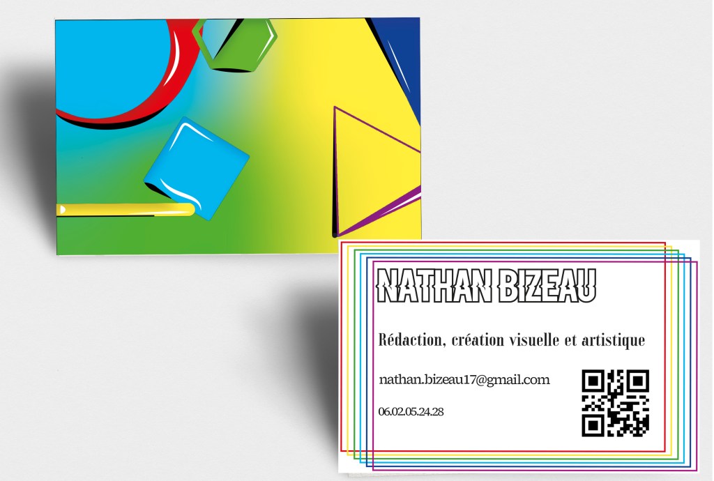 Création d&rsquo;une carte de visite&nbsp;personnelle