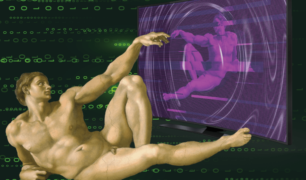 Prototype d&rsquo;affiche pour l’exposition CORPS +++. Etre et paraître à l’ère du&nbsp;numérique