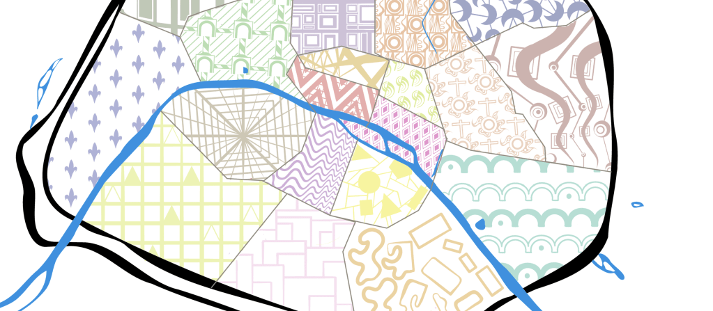 Design et illustration d&rsquo;une carte de Paris : figurer une géographie de l&rsquo;intime et du&nbsp;personnel