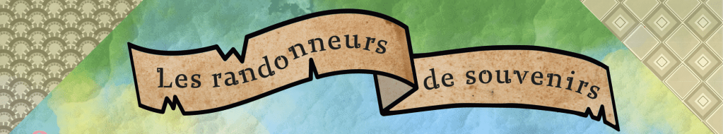 Design graphique complet du jeu de société Les Randonneurs de&nbsp;souvenirs