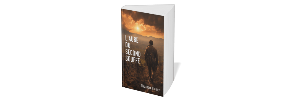 Design d’une première de couverture : L&rsquo;Aube du second souffle d&rsquo;Alexandre Baudry